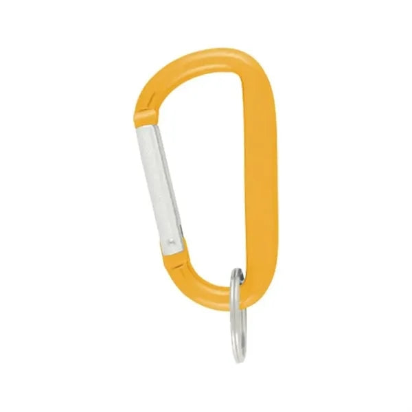 8 Mm Aluminum Carabiner w/Key Ring
