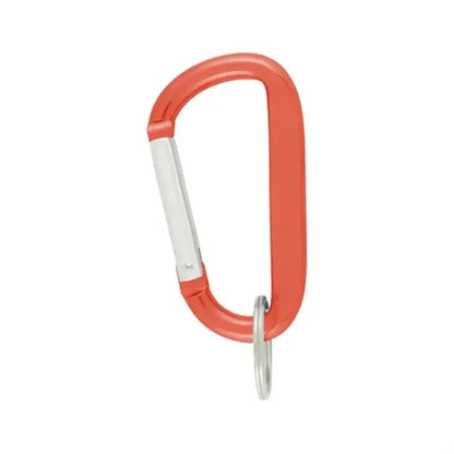 8 Mm Aluminum Carabiner w/Key Ring