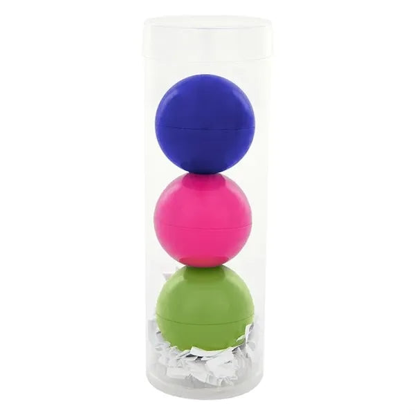 Handy Set of 3 Lip Moisturizer Balls in a Tube