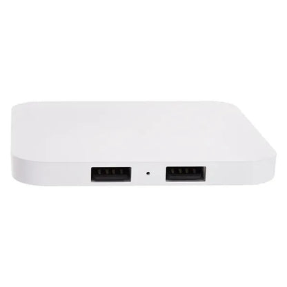 Desktop Dual-Purpose Wireless Charger and Two-Port USB Hub