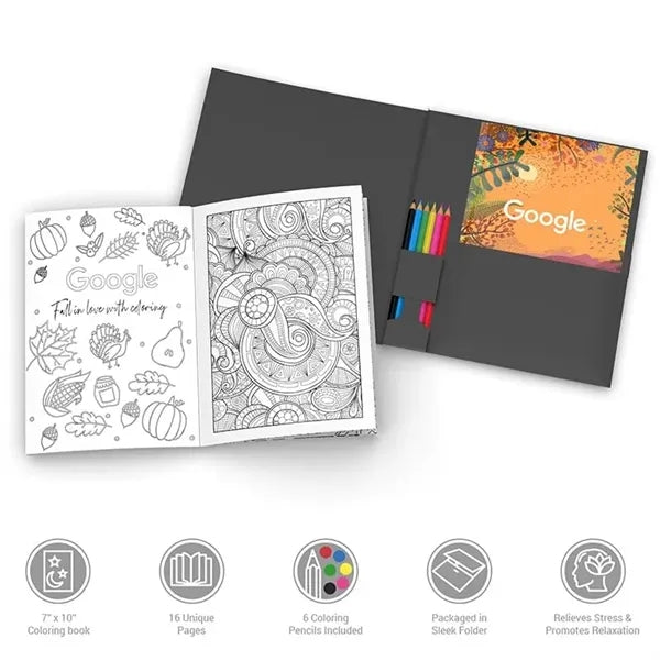 ColorKit Adult Coloring Book Kit