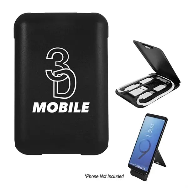 3-In-1 Charging Cable Set And Phone Stand