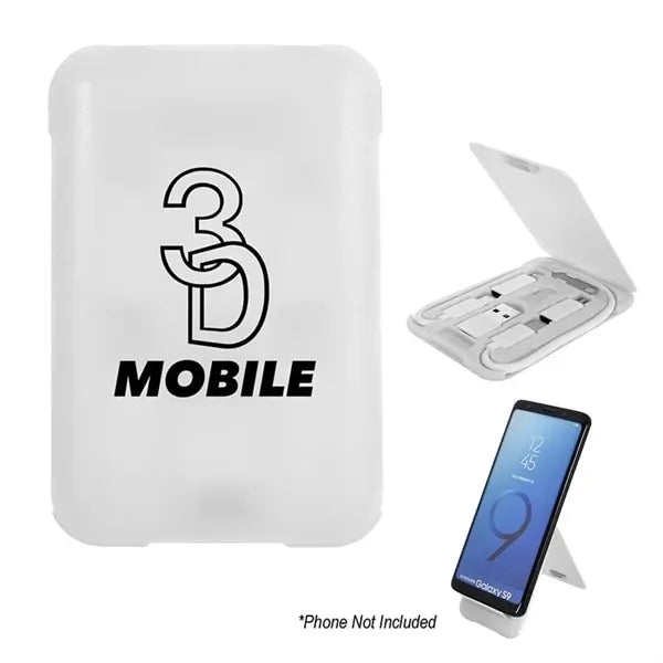 3-In-1 Charging Cable Set And Phone Stand