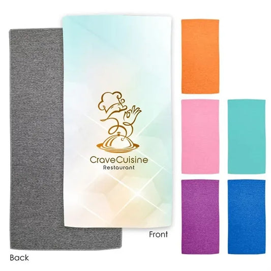 12" x 24" Dye Sublimated Microfiber Towel