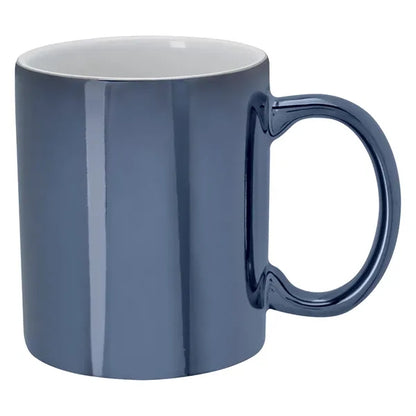 Metallic Colored 12 oz Ceramic Mugs