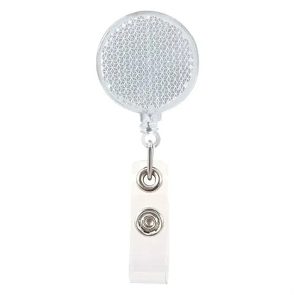 Reflector Retractable Badge Holder