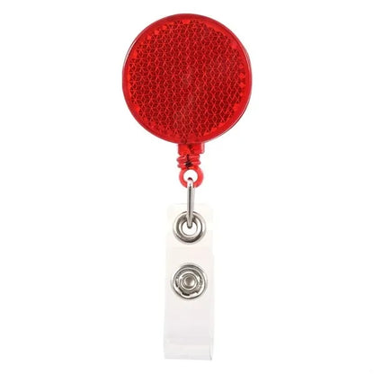 Reflector Retractable Badge Holder