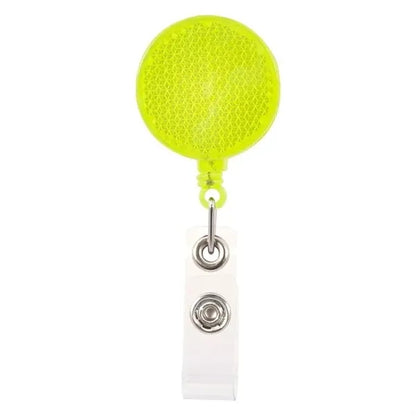 Reflector Retractable Badge Holder