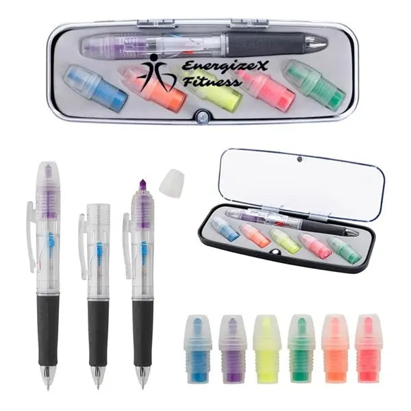 Multicolored Highlighter  Pen Kit