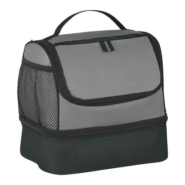 Insulated Lunch Bag with Two Compartments
