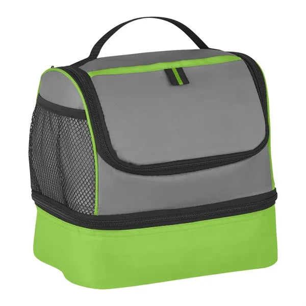Insulated Lunch Bag with Two Compartments