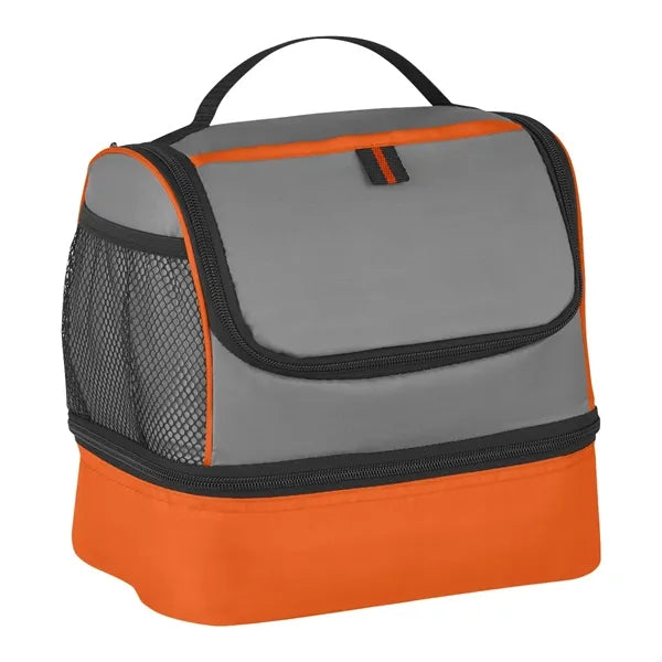 Insulated Lunch Bag with Two Compartments
