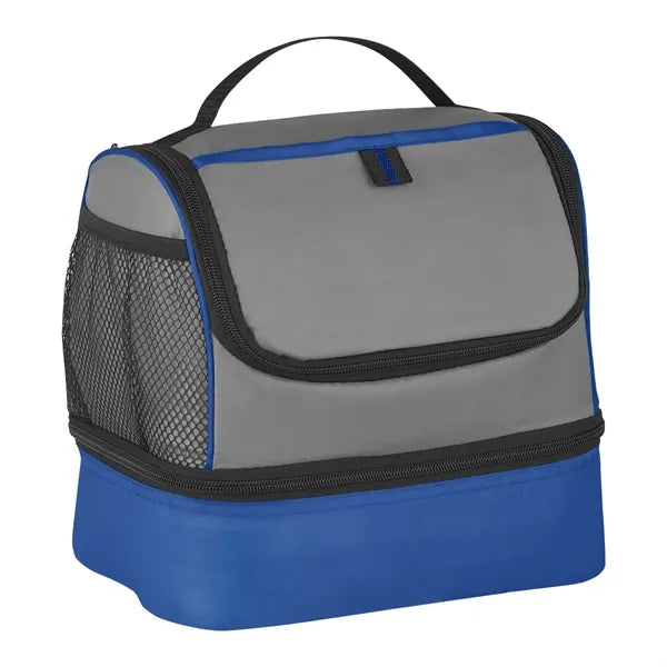 Insulated Lunch Bag with Two Compartments