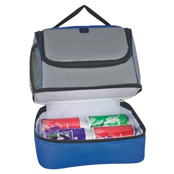 Insulated Lunch Bag with Two Compartments