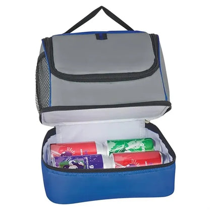 Insulated Lunch Bag with Two Compartments