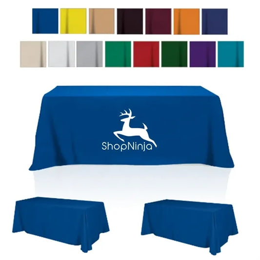 Flat 3-Sided Table Cover for 8 Standard Table