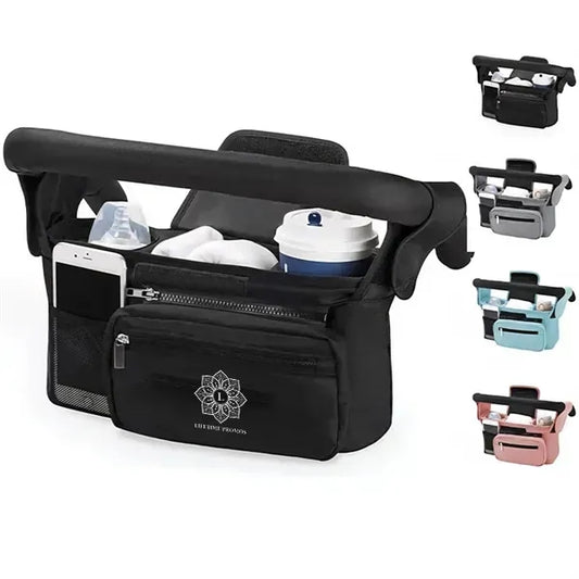 Universal Stroller Organizer with Insulated Cup Holder