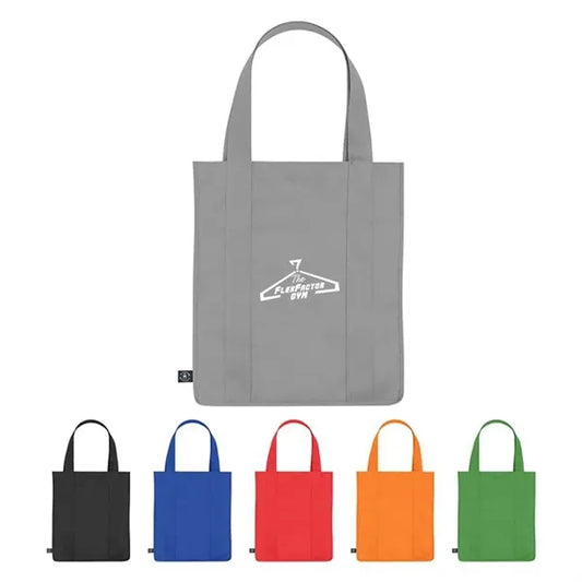 Non-Woven Shopper Tote Bag With 100 RPET Material