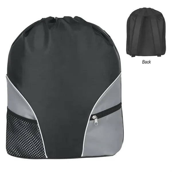 Durable Backpack with Drawstrng Closure