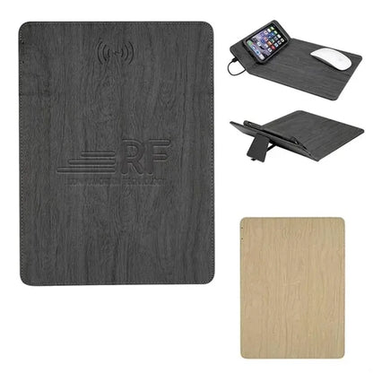 Wood-Designed Wireless Charger Mouse Pad