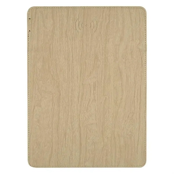 Wood-Designed Wireless Charger Mouse Pad