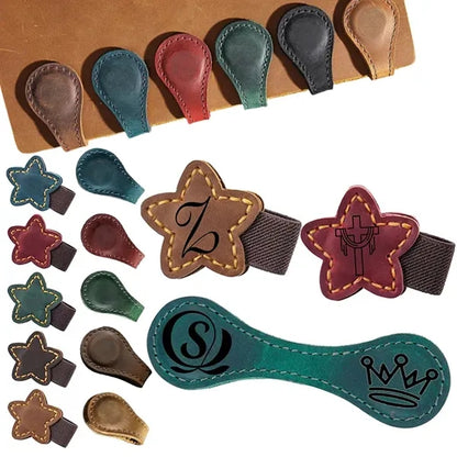 Custom Leather Magnetic Bookmarks