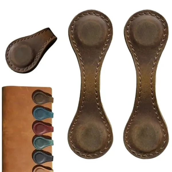 Custom Leather Magnetic Bookmarks