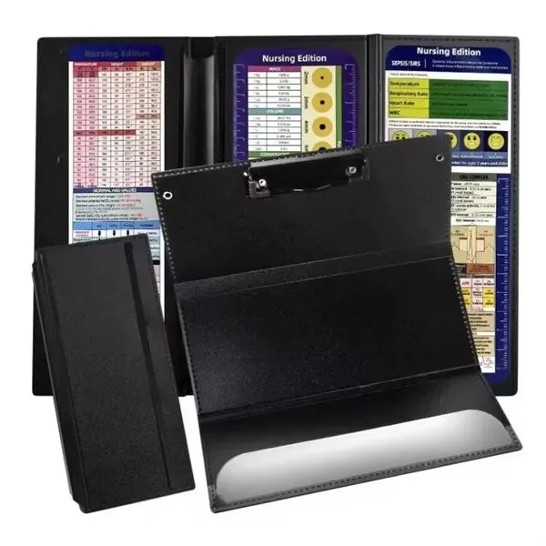 Portable Foldable Nursing Clipboard Pocket Size