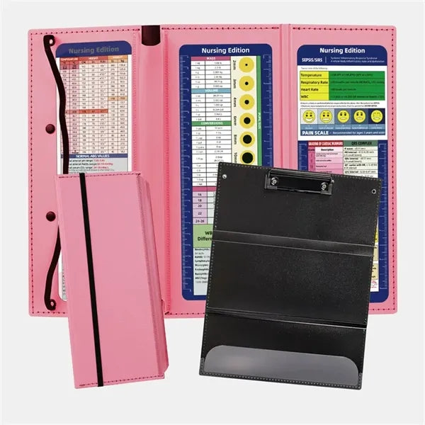 Portable Foldable Nursing Clipboard Pocket Size
