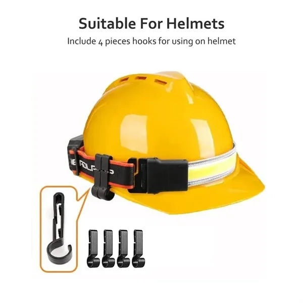 USB Rechargeable COB Wide Beam Headlight
