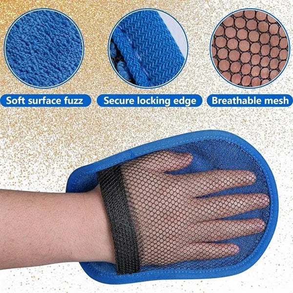 Portable Beach Sand Remover Mitts for Skin