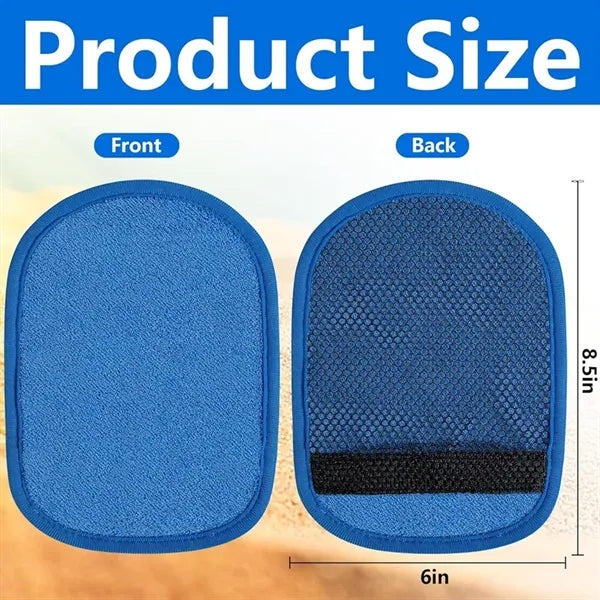 Portable Beach Sand Remover Mitts for Skin