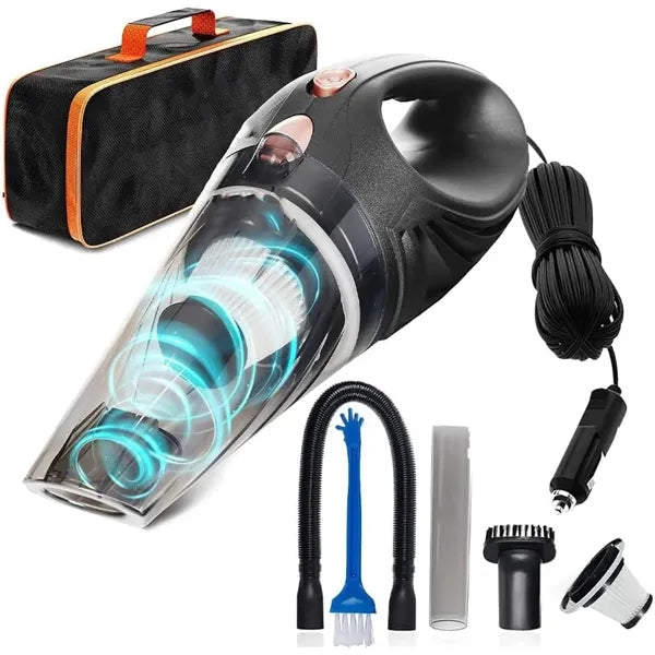Car Vacuum Cleaner w/ Double HEPA Filter