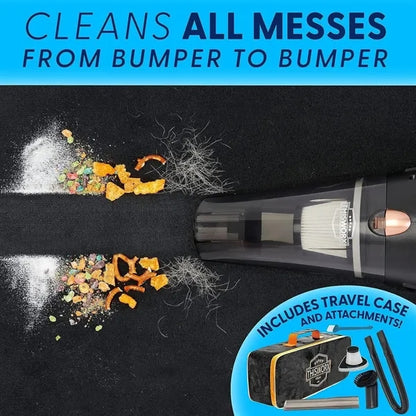 Car Vacuum Cleaner w/ Double HEPA Filter