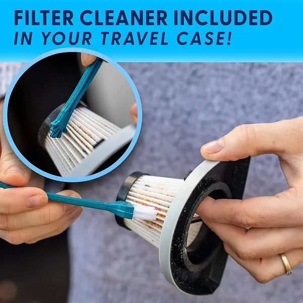 Car Vacuum Cleaner w/ Double HEPA Filter