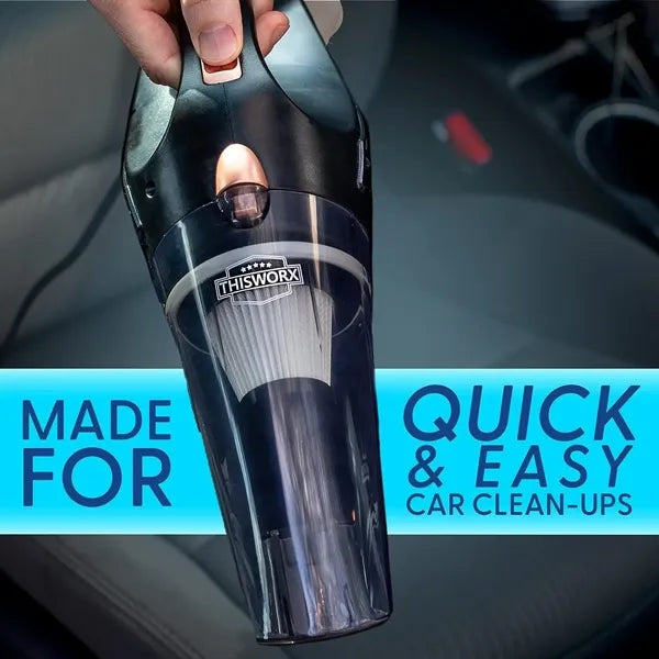 Car Vacuum Cleaner w/ Double HEPA Filter