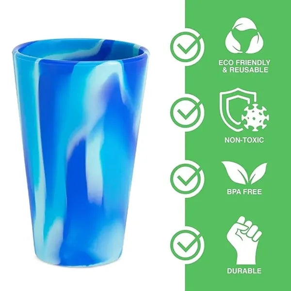 Marble Pattern Silicone Cup