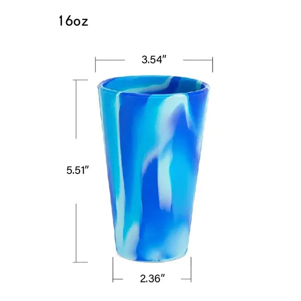 Marble Pattern Silicone Cup