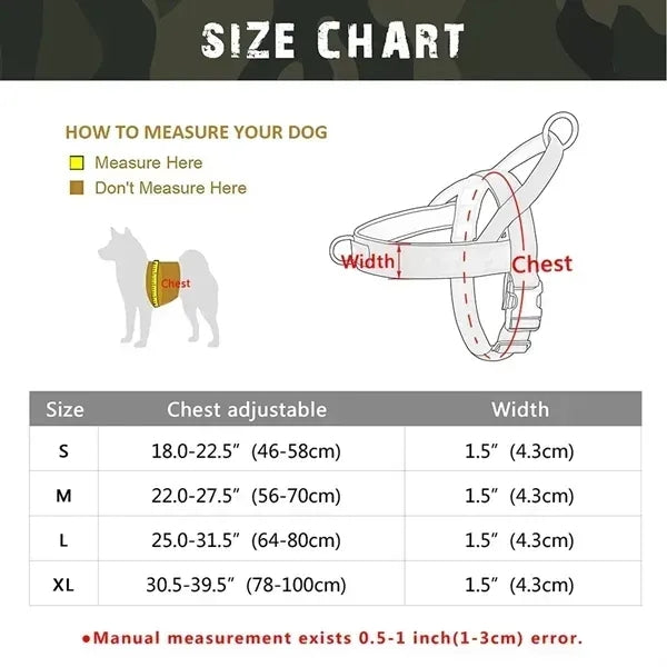 No Pull Reflective Dog Harness