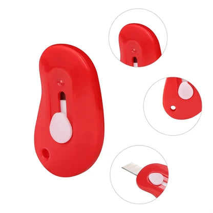 Retractable Mini Box Cutter With Hanging Hole
