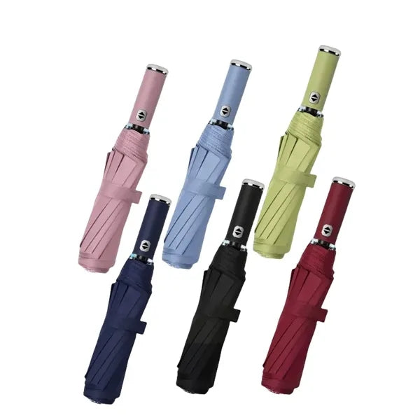 UV Protection Travel Umbrella with LED Flashlight