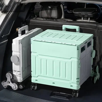 Collapsible Utility Crate with Wheels