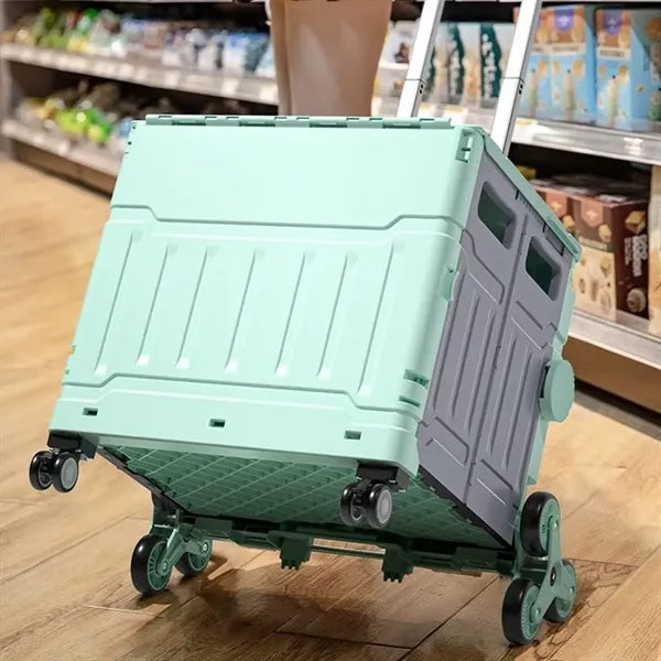 Collapsible Utility Crate with Wheels