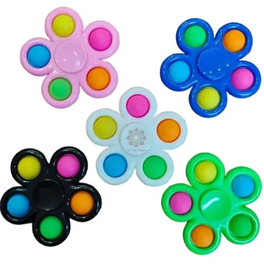 Colorful Silent Fidget Spinner Toy