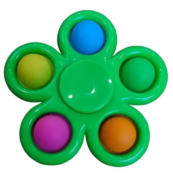 Colorful Silent Fidget Spinner Toy