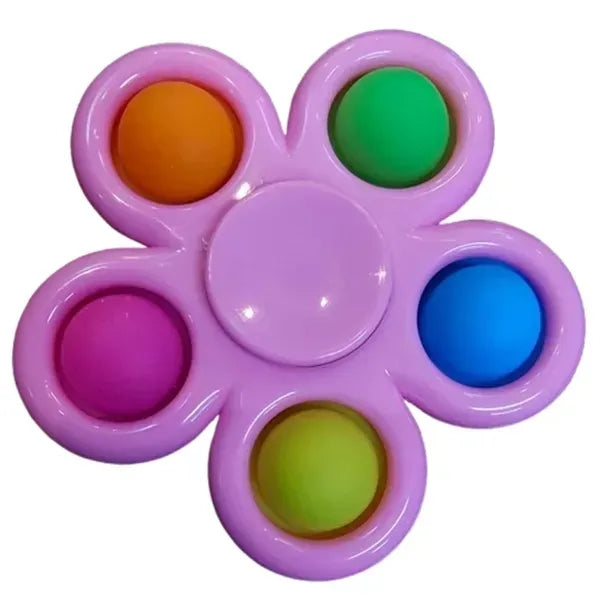 Colorful Silent Fidget Spinner Toy