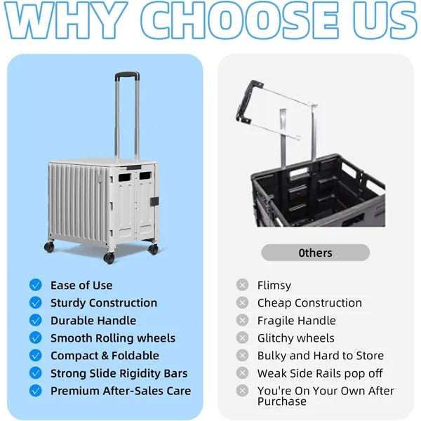 Heavy Duty Rolling Cart for Stairs