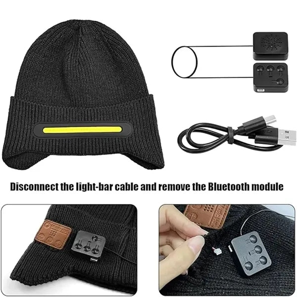 Bluetooth Beanie with Light