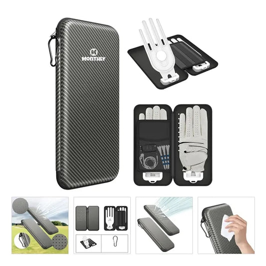 Professional Golf Accessories Box with Gloves Holder