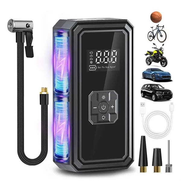 Electric Tire Inflator Portable Air Compressor